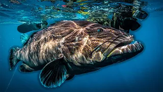 Spearfishing Giant Grouper in Gulf of Mexico (coastguard called)