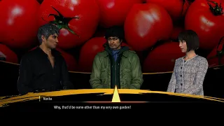 Kiryu and the gang on tomatoes