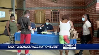 Ochsner hosts back to school vaccination event in New Orleans