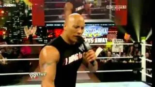 WWE Raw 3/28/11 - The Rock, John Cena Confrontation [The Miz Interrupts] - Part 1 of 2