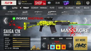Bullet Force Gaming |  Saiga 12K Shot Gun Massacre  | Saiga 12K Insane Shot Gun Review | STRANGER