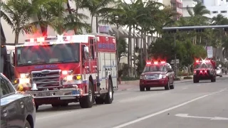 Miami Beach Fire Full Assignment Response.