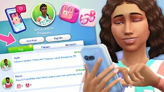 NEW SOCIAL BUNNY & TRENDI APPS 💬 | Sims 4 High School Years Gameplay