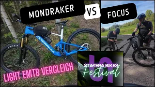 MONDRAKER VS FOCUS Light EMTB Vergleich auf dem STATERA Bikes Festival