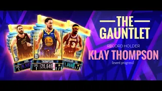 The Gauntlet Record Holder Klay Thompson | NBA 2k Mobile [Event Progress]