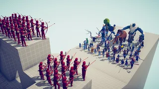 ALL MELEE UNITS vs RANGED UNITS - Totally Accurate Battle Simulator TABS