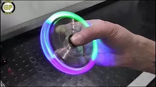 LED Hand Spinner Fidget Toy - DIY - Life Hack