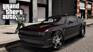 GTA 5 Mods #29 Putting 26" Amanis on the SRT Demon! (GTA 5 Real Hood Life 7)