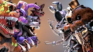 FNaF Twisted vs Ignited Animatronics