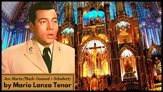 Ave Maria from Bach-Gounod and Schubert by Mario Lanza Tenor (1950, 1951, 1956 & 1959)
