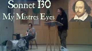 Shakespeare's Sonnet 130 read LIVE by OÁC [de.en.es.fr.it subs]