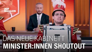 Minister:innen Shoutout - Das Kabinett 2021 kurz vorgestellt | ZDF Magazin Royale