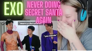 REACTION to EXO WILL NEVER DO SECRET SANTA AGAIN 🤣🤣🤣🤣