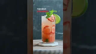 Hey, you should definitely try this Strawberry Mojito 🍓🍹! #alcohol #bar #bartender #bartenderlife