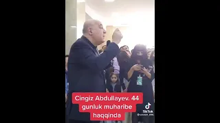 Çingiz Abdullayev: "Birinci Qarabağ müharibəsi olmayıb"