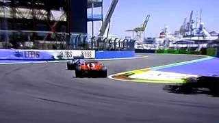 reaction to alonso start valencia 2012