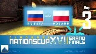 ClanBase NationsCup XVI - GRAND-FINAL - Russia vs Poland - Quake Live TDM - MAP 3