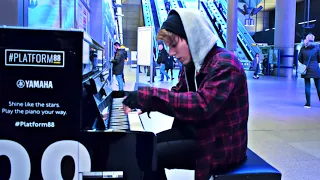 DEMONS  IMAGINE DRAGONS Underground Piano Performance - (Willy-Music)