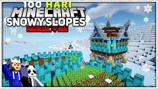 100 Hari Di Minecraft Hardcore Tapi SNOWY SLOPES Only