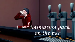 Sims 4 Animations | on the bar (DOWNLOAD  free)