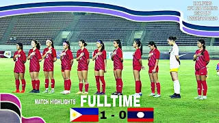 Match Highlights : Philippines U20 vs Laos U20 #AFCU20WomensAsianCup2024Qualifiers(Uzbekistan)