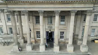 Railway Station 175 Year Anniversary Huddersfield DJI Mini 3 Pro 4K Drone Flight