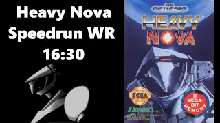 Heavy Nova Sega Genesis Any% Speedrun (16:30 WR)