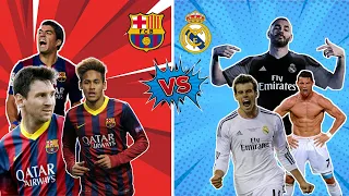 MSN (Messi, Neymar, Suarez)VS  BBC (Benzema, Bale, Ronaldo)💪🔥