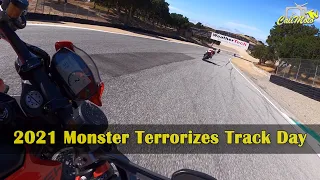 2021 Ducati Monster Plus Terrorizes Track Day