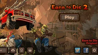 Earn to Die 2 zombie gameplay racing car game 1 гонки проти зомбі