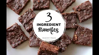 3 Ingredient Brownies | Paleo, Gluten-Free, Vegan, Whole30 Ingredients