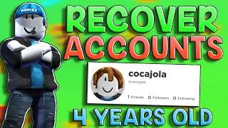 How To Recover Roblox Accounts WITHOUT Email or Phone Number.