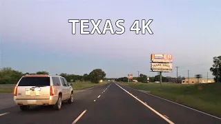 Texas 4K - Sunrise Drive - Scenic Drive - USA