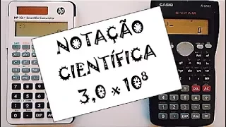 Como usar Notação Científica na calculadora.