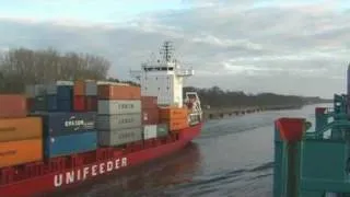 Containerschiff MS "ANNA SIRKKA" - Kiel-Kanal - Teil 2