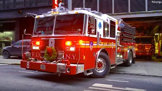 **FIRST CATCH** BRAND NEW FDNY ENGINE 8 RESPONDING 1ST Due to a Box with AIRHORN