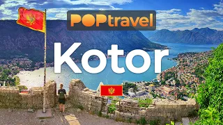 KOTOR, Montenegro 🇲🇪 - Old Town and Castle Hike - 4K 60fps (UHD)