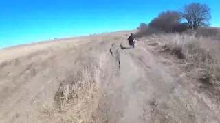 Chasing New Guy Troy On His Honda XR650L