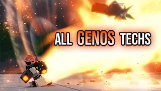 Every Single Genos Tech in The Strongest Battlegrounds