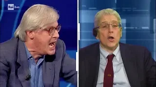 Il dibattito tra Sgarbi, Giordano, Furfaro e Giuli (1^ parte) - #cartabianca 09/10/2018