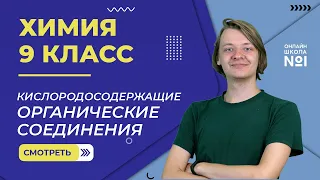 Кислородосодержащие органические соединения. Видеоурок 18. Химия 9 класс