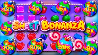 ВЗЯЛ БОНУС АЛЛЫН В SWEET BONANZA! // СЛОВИЛ ЗАНОС В БАНАНЗЕ!! // ЭТО МАКСВИН? ЗАНОСЫ НЕДЕЛИ