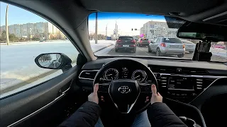 2018 Toyota Camry XV70 2.5L 181HP POV TEST DRIVE