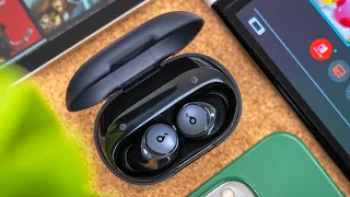 Soundcore Space A40 Review - Long Lasting, Noise Cancelling Earbuds UNDER $100! | Raymond Strazdas