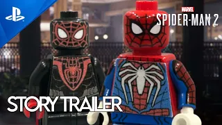 Marvel’s Spider-Man 2 PS5 Story Trailer in LEGO | Official Trailer