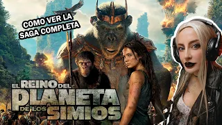 EL REINO DEL PLANETA DE LOS SIMIOS | dónde ver la saga completa y backstage