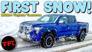 The New 2024 Toyota Tacoma Is a Real Eye-Opener In The Snow AND Mud!