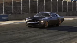 TRANS-AM KILLER!  RETRO MUSTANG AT LAGUNA SECA!