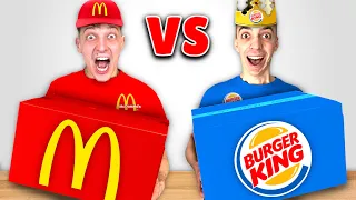 1000€ MC DONALDS vs BURGER KING Mystery Box Opening! 😱 (GRÖSSTER FEHLER...)