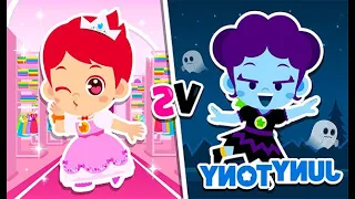 Princess vs. Princess | Cinderella, Zomberina, Snow White | +More Kids Songs & Stories | JunyTon